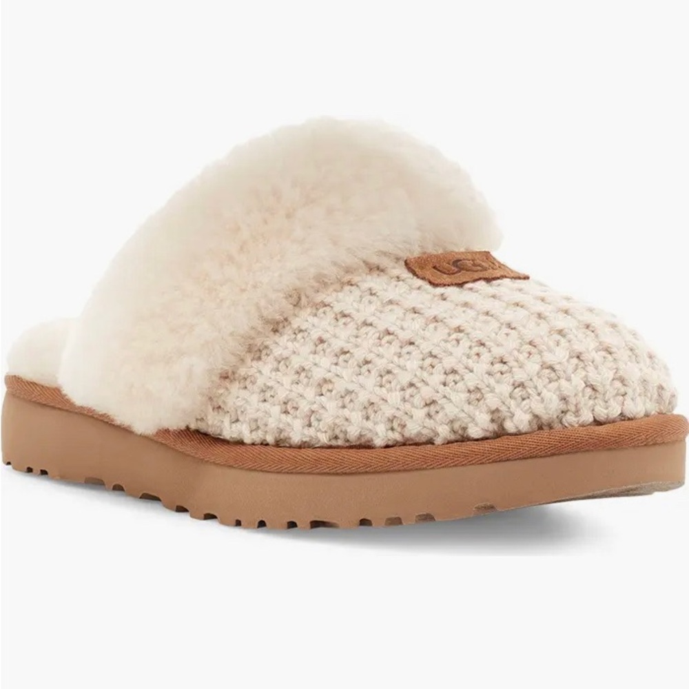 UGG Cozy Knot Slipper Cream US Size 7/EU 38 UK 5